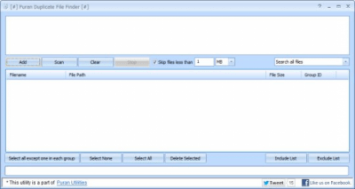 Puran Duplicate File Finder 2.0