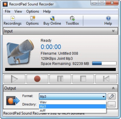 RecordPad Sound Recording 5.35 RecordPad Sound Recording 5.35