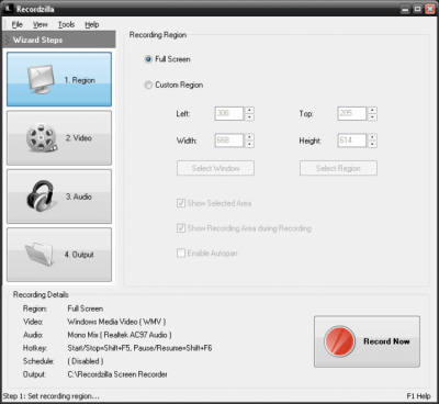 Recordzilla Screen Recorder 1.6 + кряк