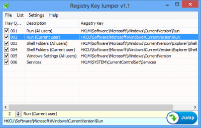 Registry Key Jumper 1.2