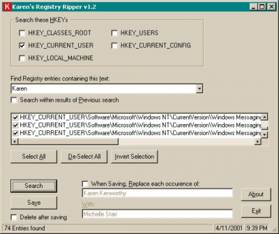 Registry Ripper 1.2