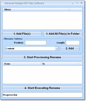 Rename Multiple PDF Files 7.0