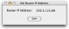 Router IP Address 1.0