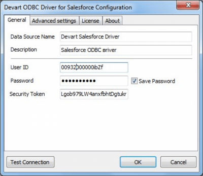 Salesforce ODBC драйвер 1.0 Salesforce ODBC драйвер 1.0