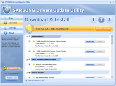 Samsung Drivers Update Utility 3.3 + ключ