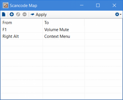 Scancode Map 1.10