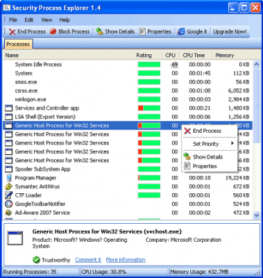 Security Process Explorer 1.6.0.214