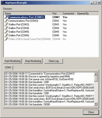 Serial Port Monitoring Control v1.02 last Serial Port Monitoring Control v1.02 last