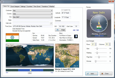 Sharp World Clock 8.32