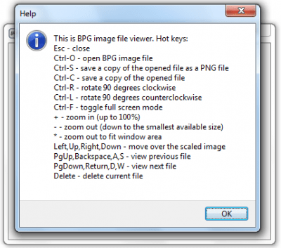 Simple BPG Image viewer 1.21