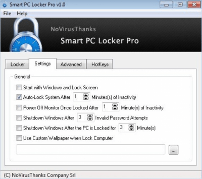Smart PC Locker Free 2.7.0.0