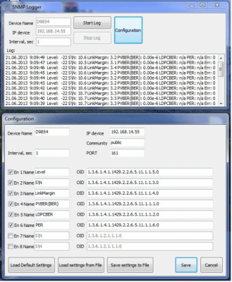 SNMPLogger 1.0.1.1