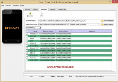 SP Flash Tool 5.15