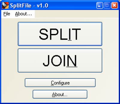 SplitFile 1.8 SplitFile 1.8