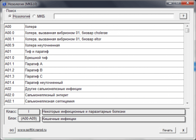 Справочник МКБ-10 3.1