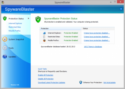 SpywareBlaster 5.5