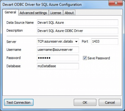 SQL Azure ODBC драйвер 1.1