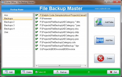 SSuite Office - Backup Master 2.8