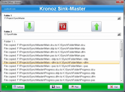 SSuite Office - Kronoz Sync Master 2.0