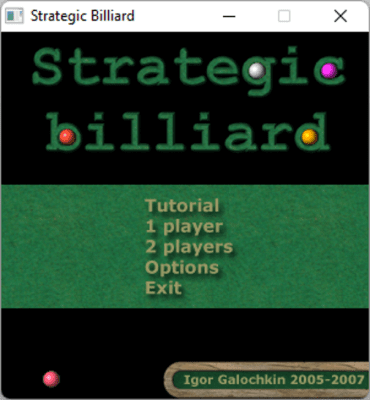 Strategic Billiard 1.3 Strategic Billiard 1.3
