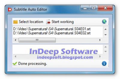 Subtitle Auto Editor 4.2.1
