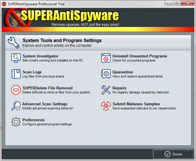 SUPERAntiSpyware 6.0.1264 + keygen