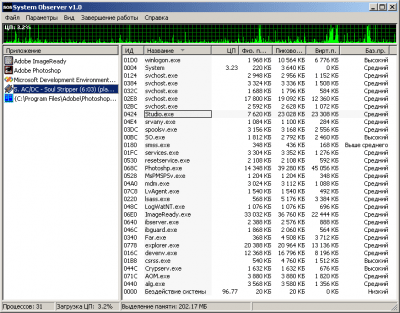 System Observer v1.0 last