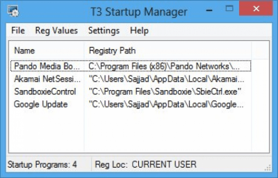 T3 Startup Manager 1.2