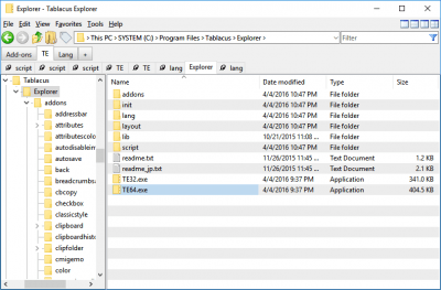 Tablacus Explorer 22.1.24