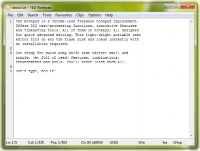 TED Notepad Portable 6.1.1 TED Notepad Portable 6.1.1
