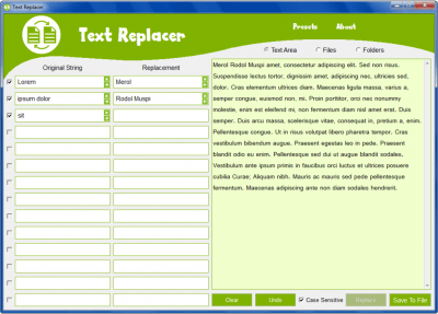 Text Replacer 2.0.0.0