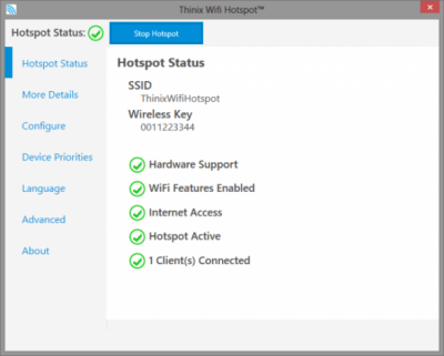 Thinix WiFi Hotspot 2.0.1