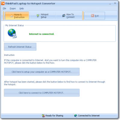 ThinkPad Laptop to Hotspot Converter 3.2