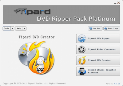 Tipard DVD Ripper Pack Platinum 6.1.60 + crack