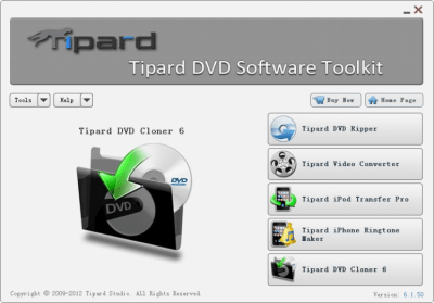 Tipard DVD Software Toolkit Standard 6.1.58 Tipard DVD Software Toolkit Standard 6.1.58