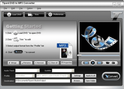 Tipard DVD to MP3 Converter 4.2.22