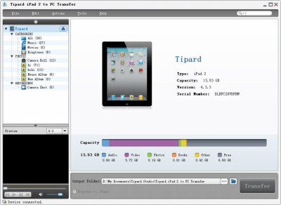 Tipard iPad 2 to PC Transfer Standard 6.1.10