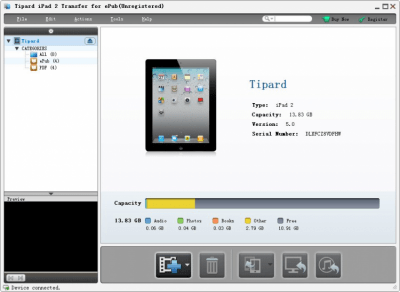 Tipard iPad 2 Transfer for ePub 6.1.10