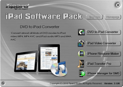 Tipard iPad Software Pack 6.1.58