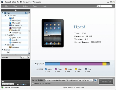 Tipard iPad to PC Transfer Ultimate 6.1.12