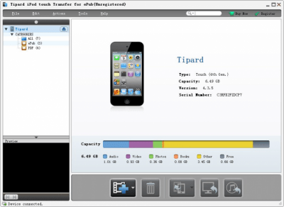 Tipard iPod touch Transfer for ePub 6.1.10