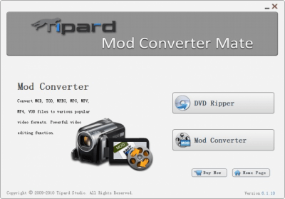 Tipard Mod Converter Mate 6.1.50 + лицензионный ключ