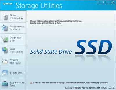 Toshiba Storage Utilities 3.11