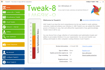 Tweak-8 1.0 Build 1080