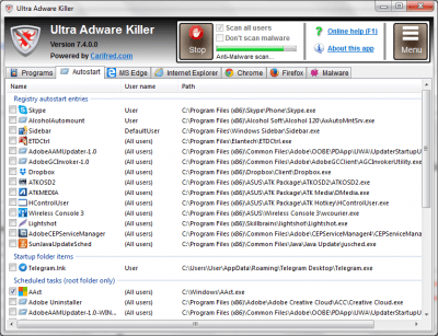 Ultra Adware Killer 9.6.4.0