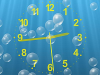 Underwater Clock Bubbles Screensaver 1.25