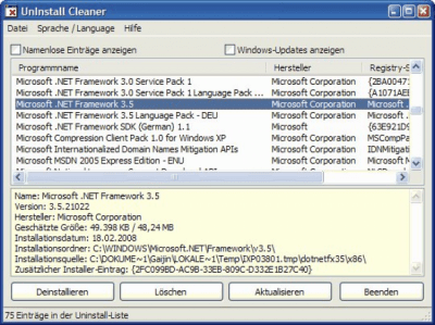 UnInstall Cleaner 2.2