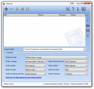 VideoGet 7.0.5.96 + активатор