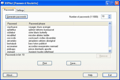 ViPNet Password Generator 4.0