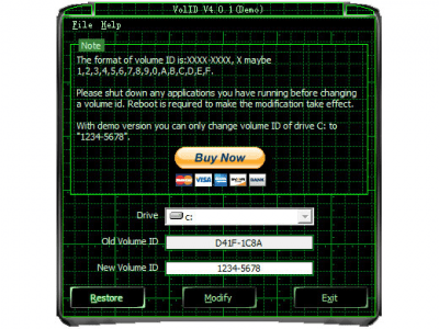 VolID(Disk Drives Serial Modifier) 4.0.1